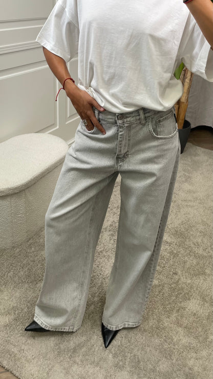 Jeans HaveOne "Bella" grigio chiaro -PLS-Q028-