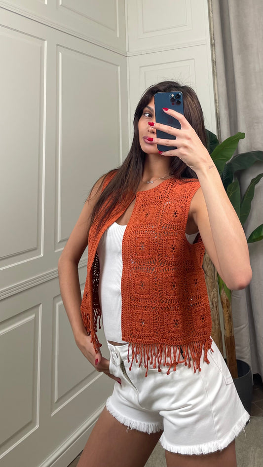 Gilet uncinetto Vicolo - 5AB5026 -