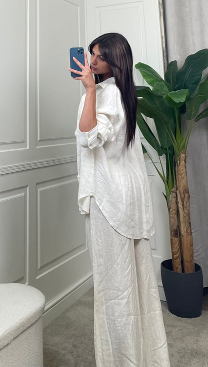 Camicia in puro lino HaveOne - CVE-Q436 -