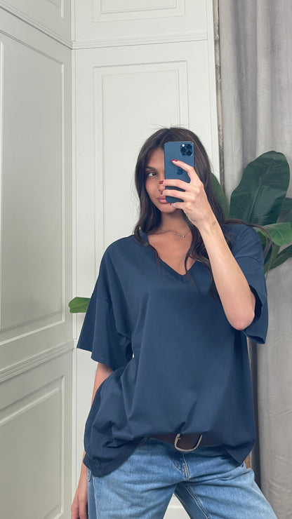 T-shirt scollo a V Vicolo - UAB0251 -