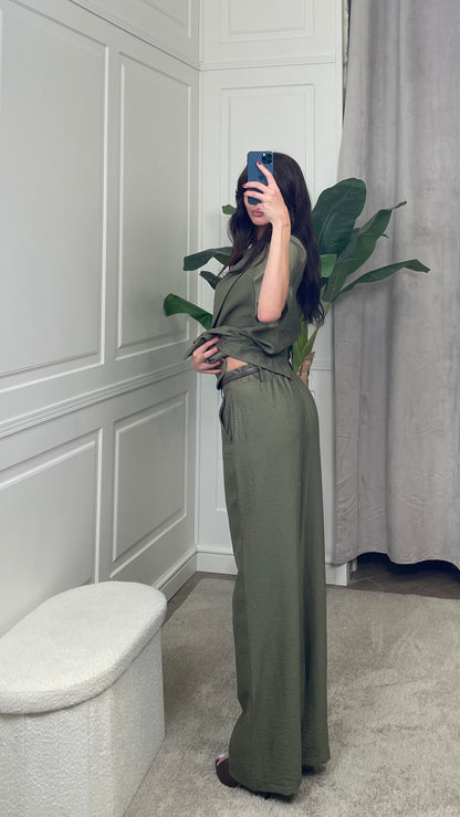 Pantalone gamba larga HaveOne - PIA-Q563 -