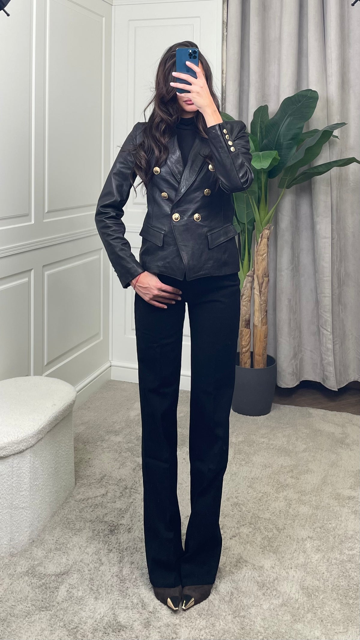 Blazer in pelle Silence Limited - NPR235 -