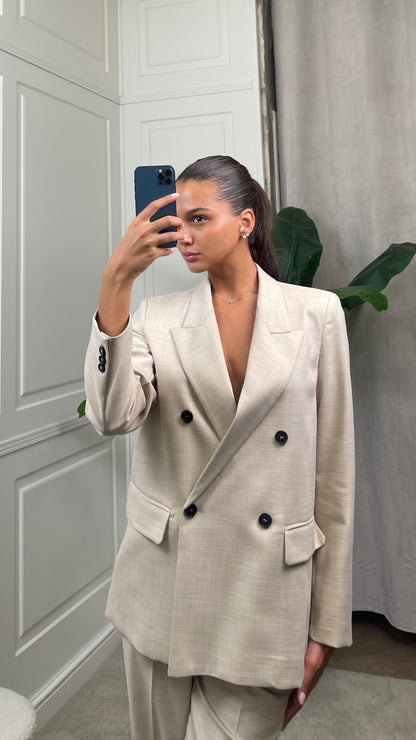 Blazer sartoriale ViCOLO  Beige  -TAB1129-