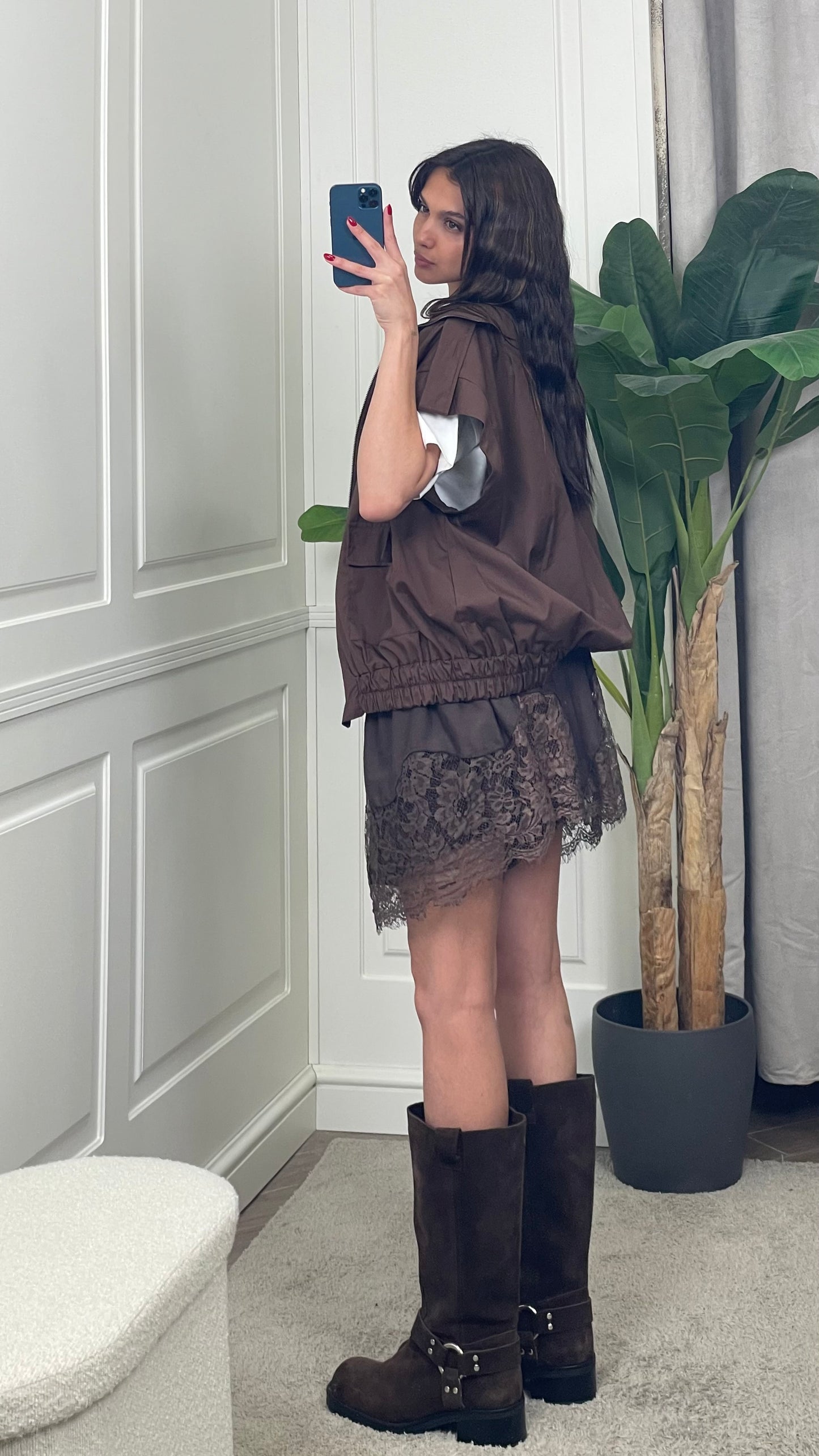 Shorts con pizzo HaveOne - PVS-Q383 -