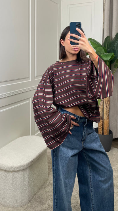 Long sleeve a righe Vicolo - UAC0192 -
