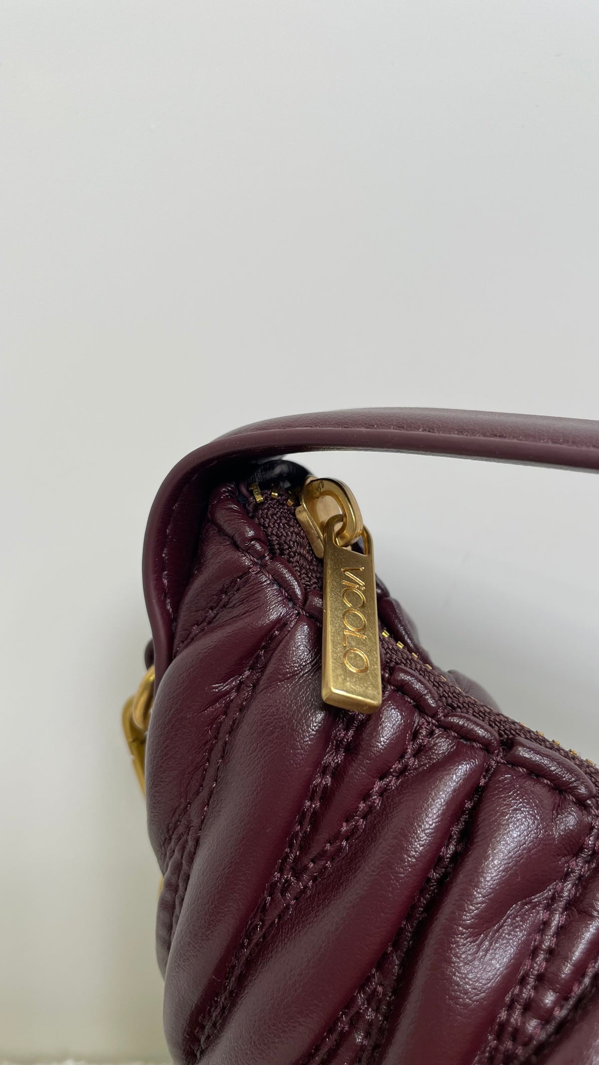 Borsa Croissant borgogna Vicolo - XAC0051 -