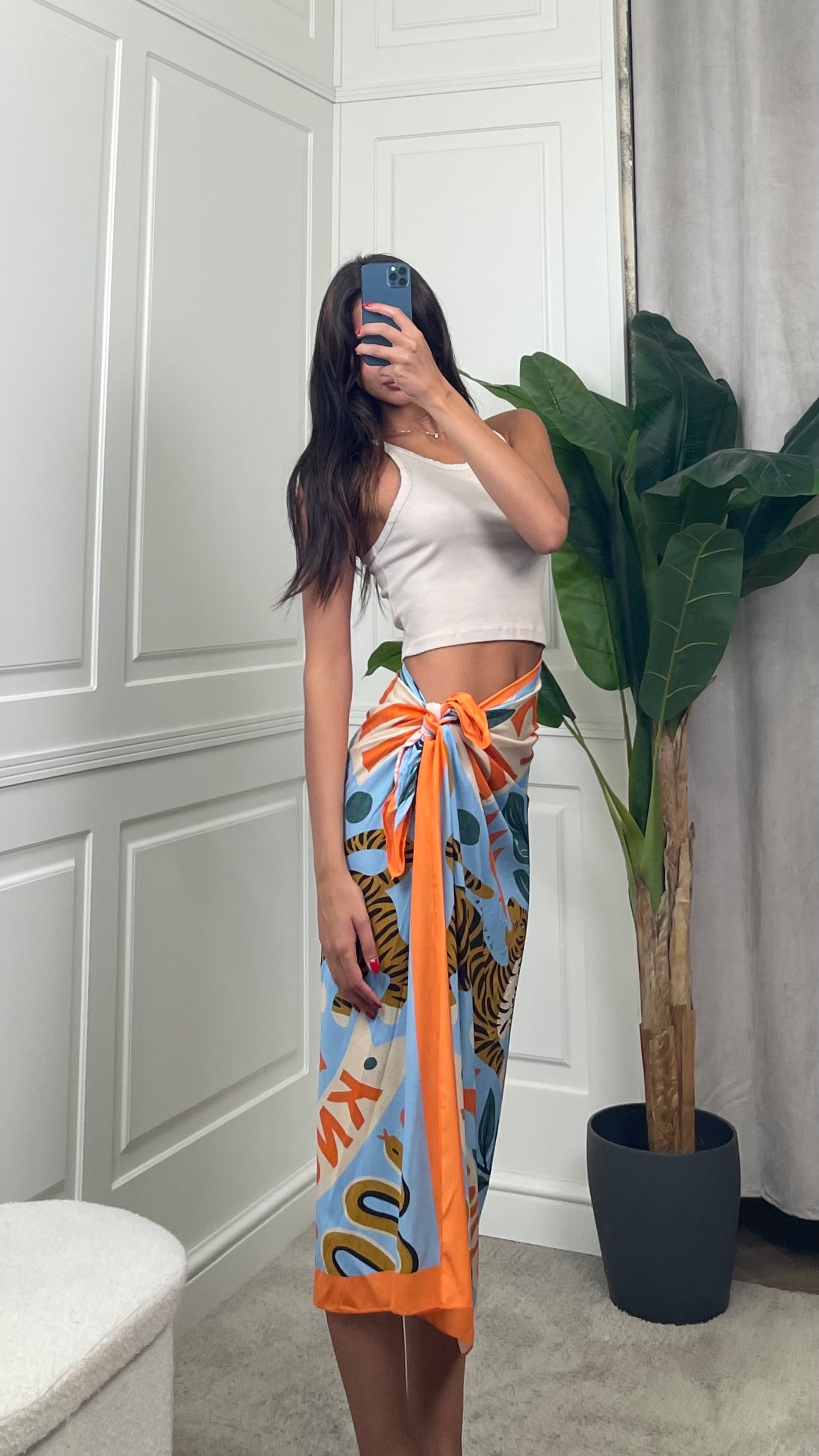 Gonna pareo lunga stampa Jungle HaveOne - GVS-Q253 -