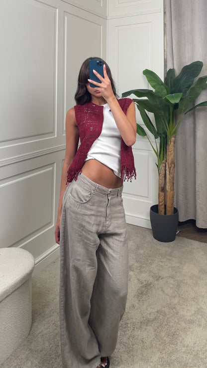 Pantalone bella Puro Lino HaveOne - PLS-Q222 -