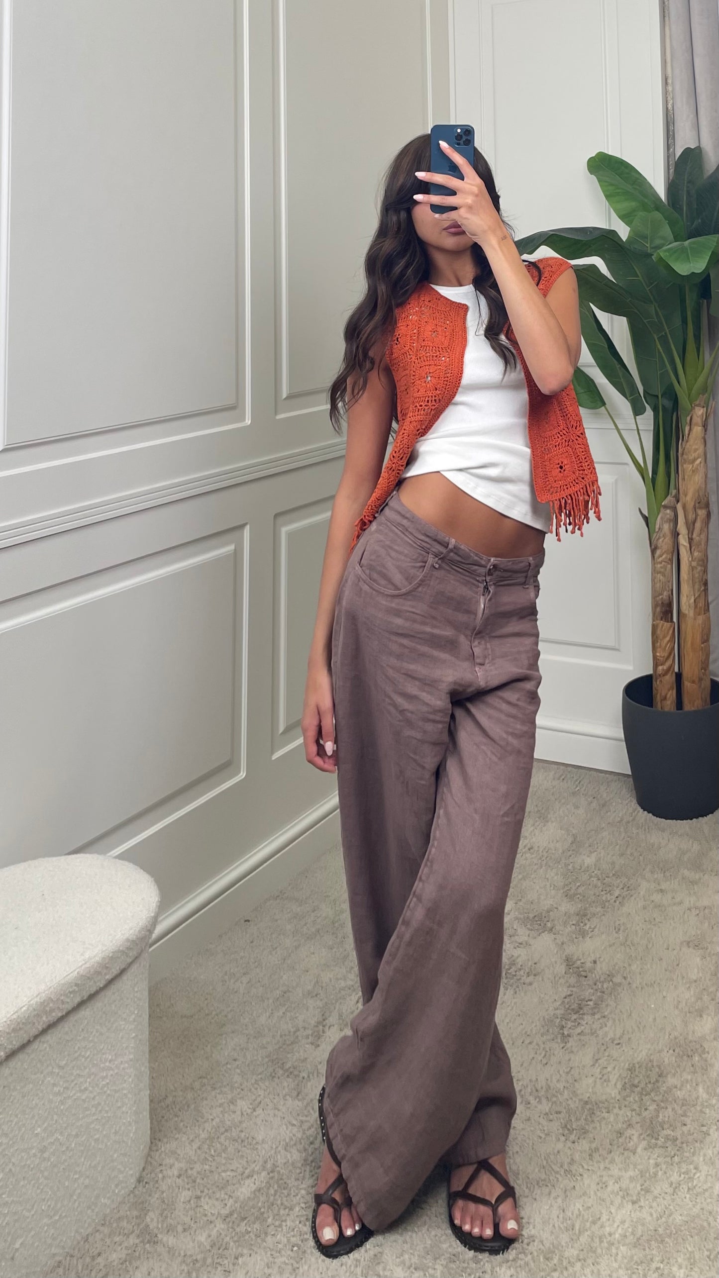 Pantalone bella Puro Lino HaveOne - PLS-Q222 -