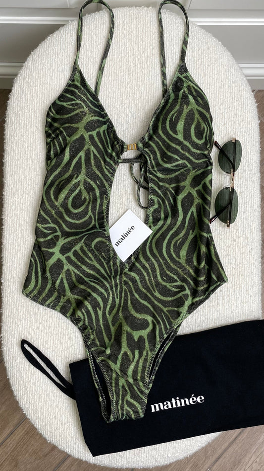 Lilly fantasia zebrato verde Matinée