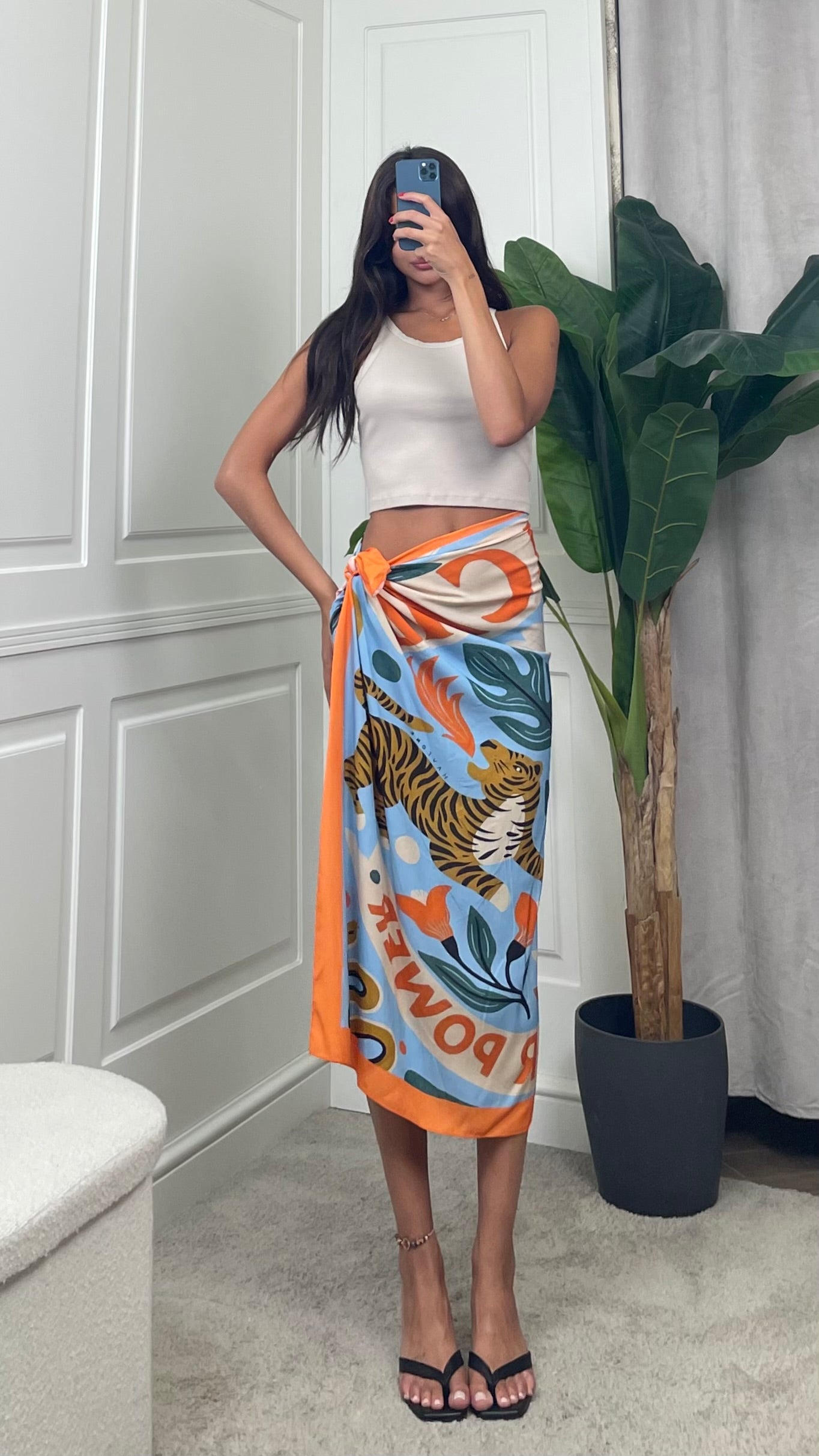 Gonna pareo lunga stampa Jungle HaveOne - GVS-Q253 -