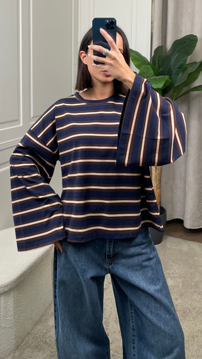 Long sleeve a righe Vicolo - UAC0192 -