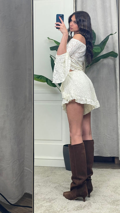 Shorts in pizzo elasticizzato HaveOne - PVS-Q412 -