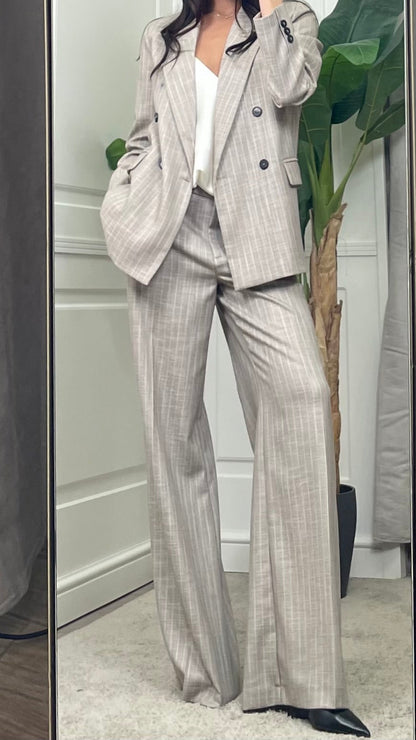 Blazer Tailleur ViCOLO gessato -TAB1244-