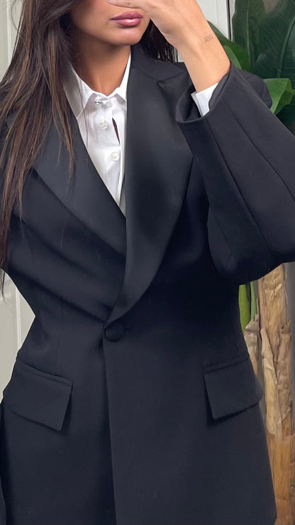Balloon Crepe Blazer Silence Limited - GI5406 -