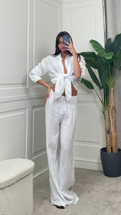 Camicia in puro lino HaveOne - CVE-Q436 -