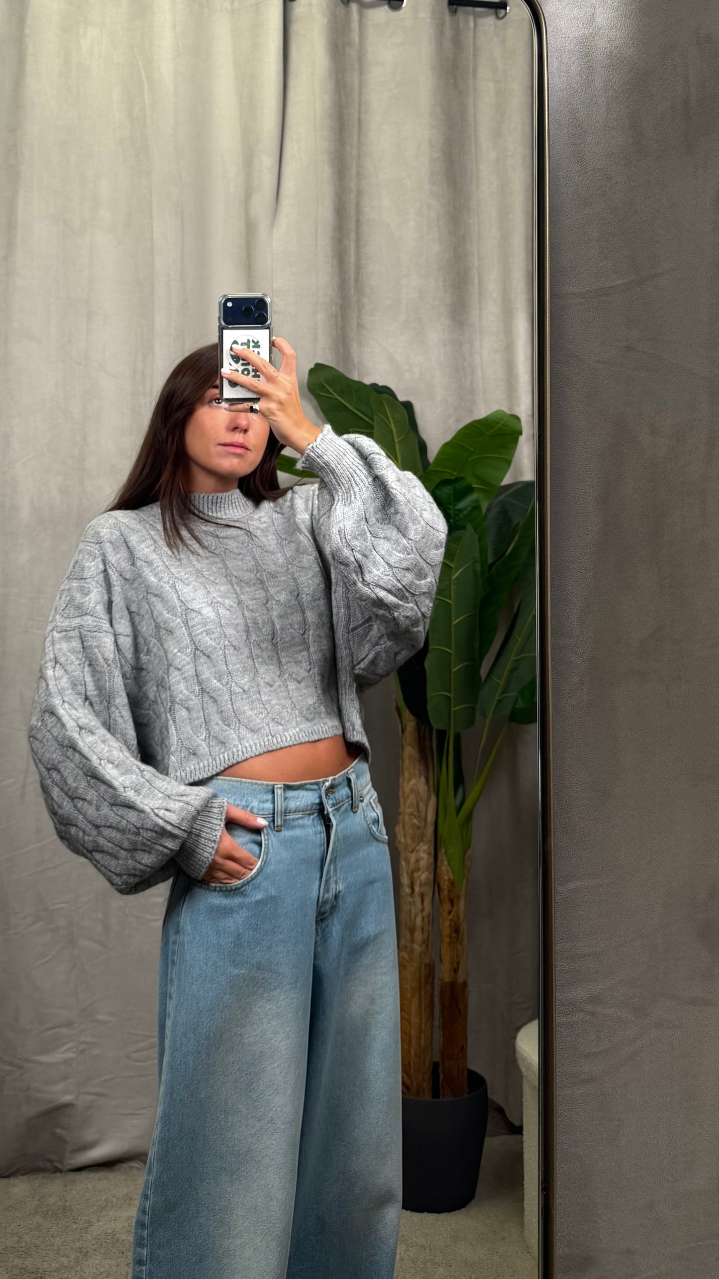 Maglione HaveOne crop-MHO-P416-