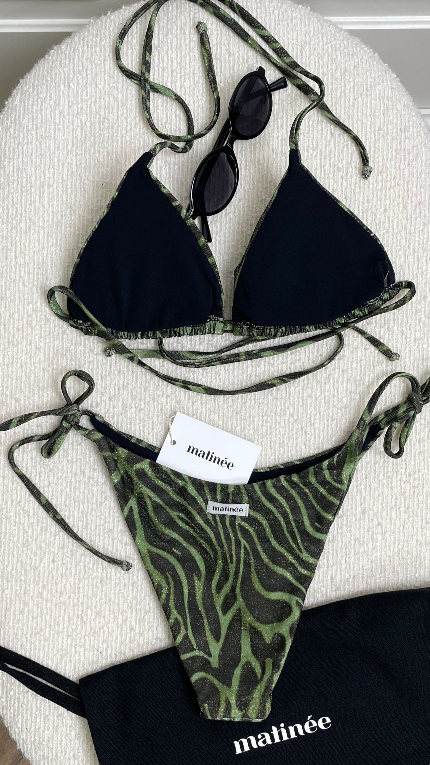 Kate fantasia zebrato verde Matinée - CB7010 -