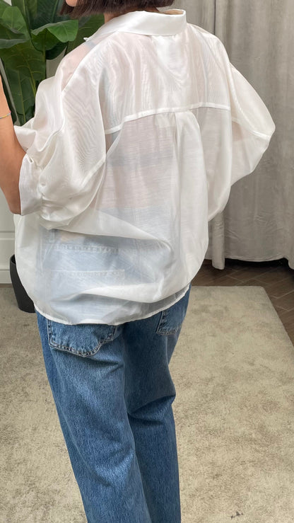 Camicia oversize semitrasparente Vicolo - TAB2383 -