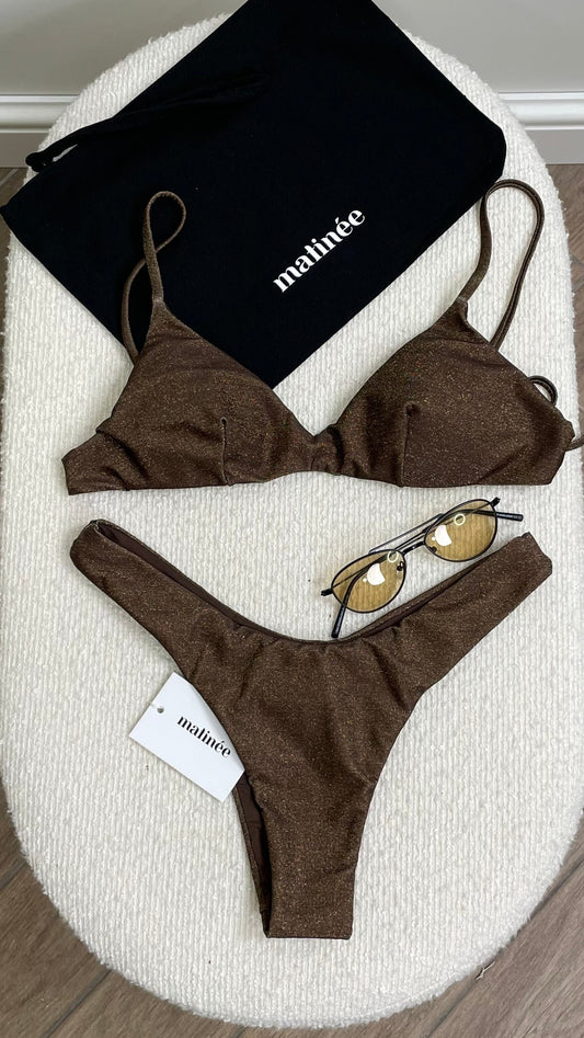 Tina Lurex Marrone Matinée