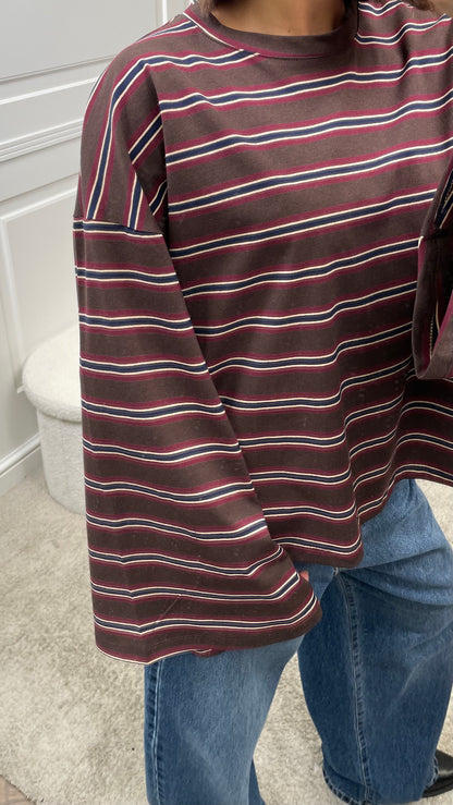 Long sleeve a righe Vicolo - UAC0192 -