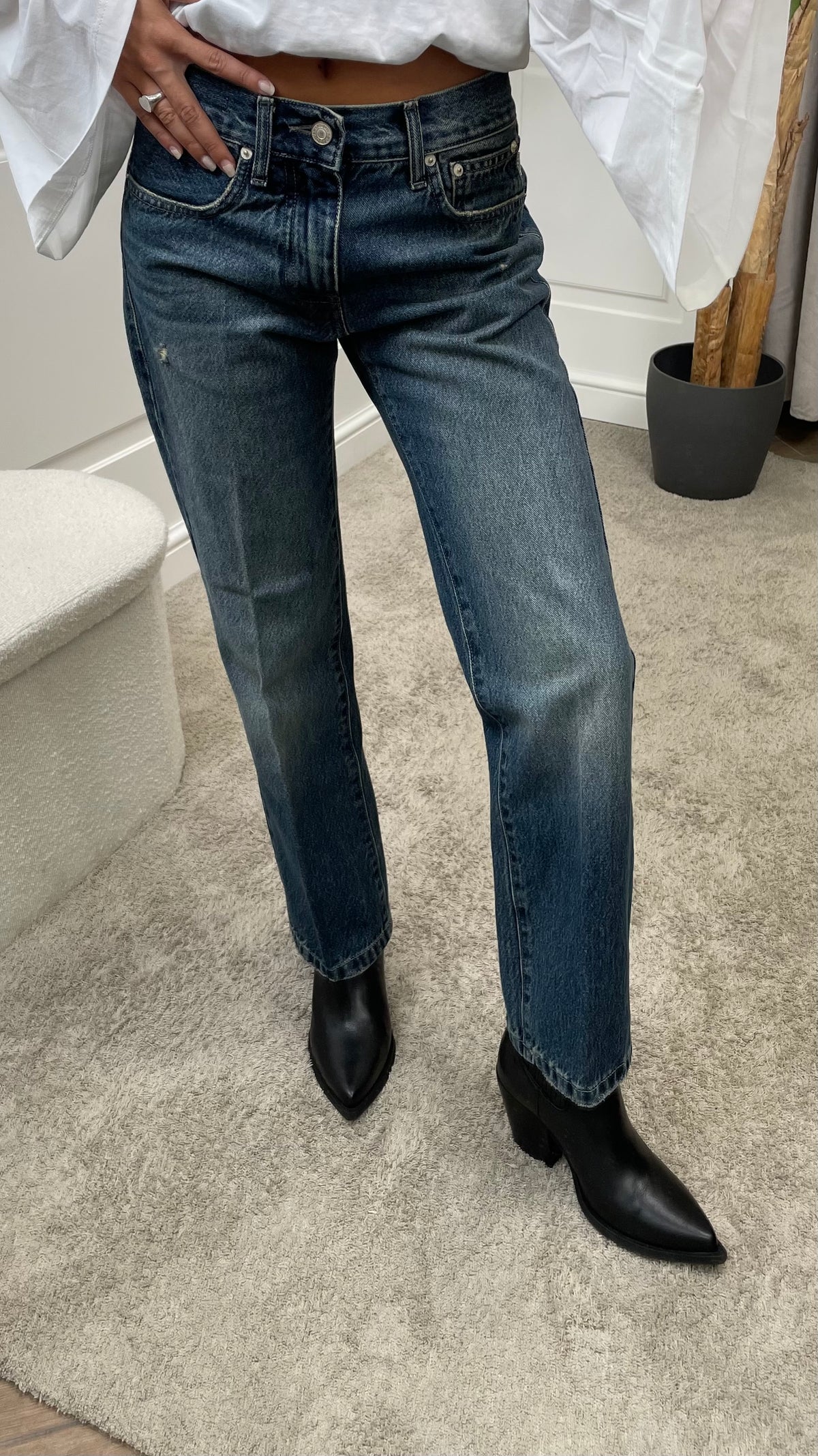 Jeans ZEKE mom fit blu Vicolo - DAC5101 -