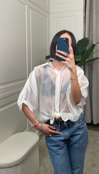 Camicia oversize semitrasparente Vicolo - TAB2383 -