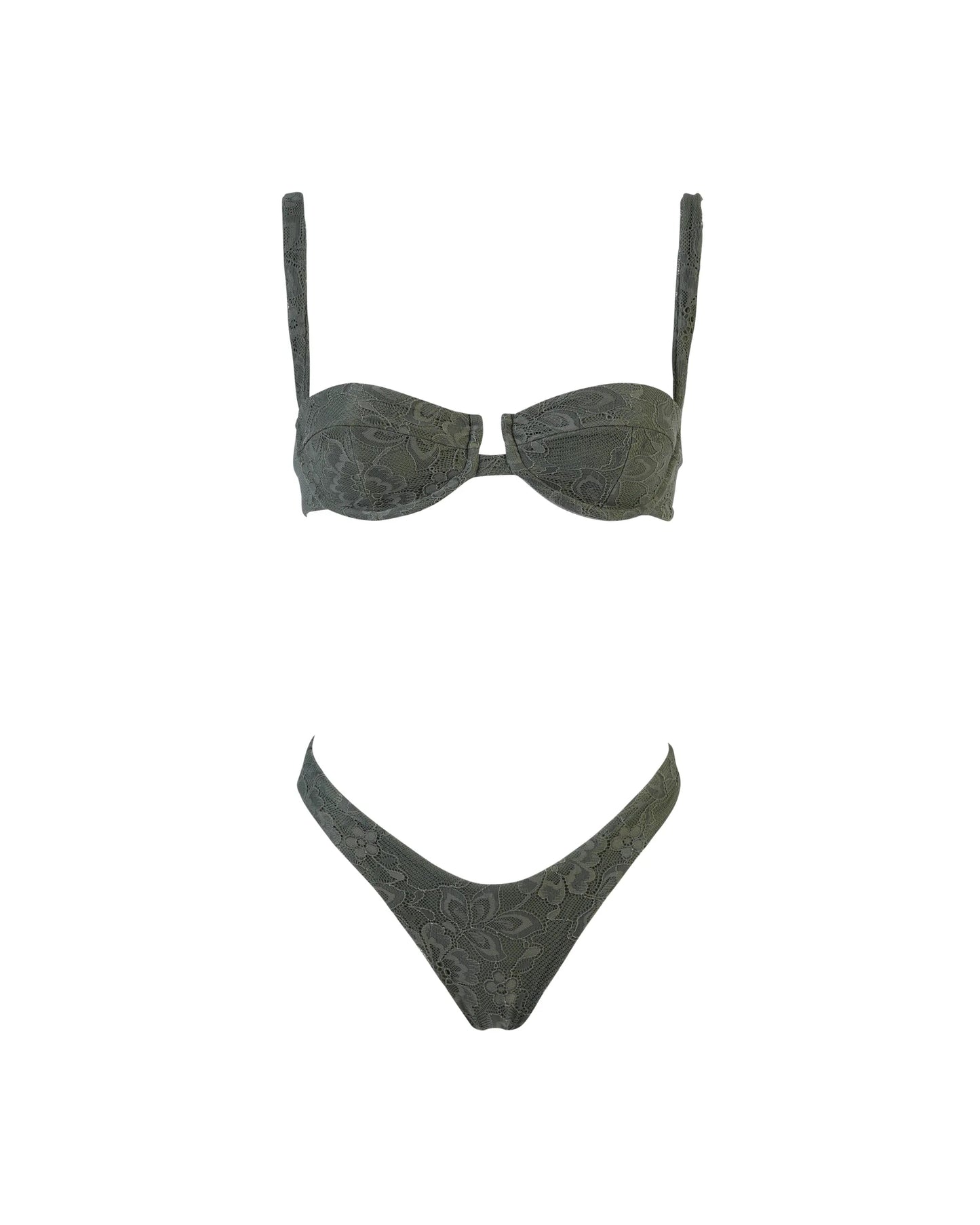 Adele merletto verde Matinée