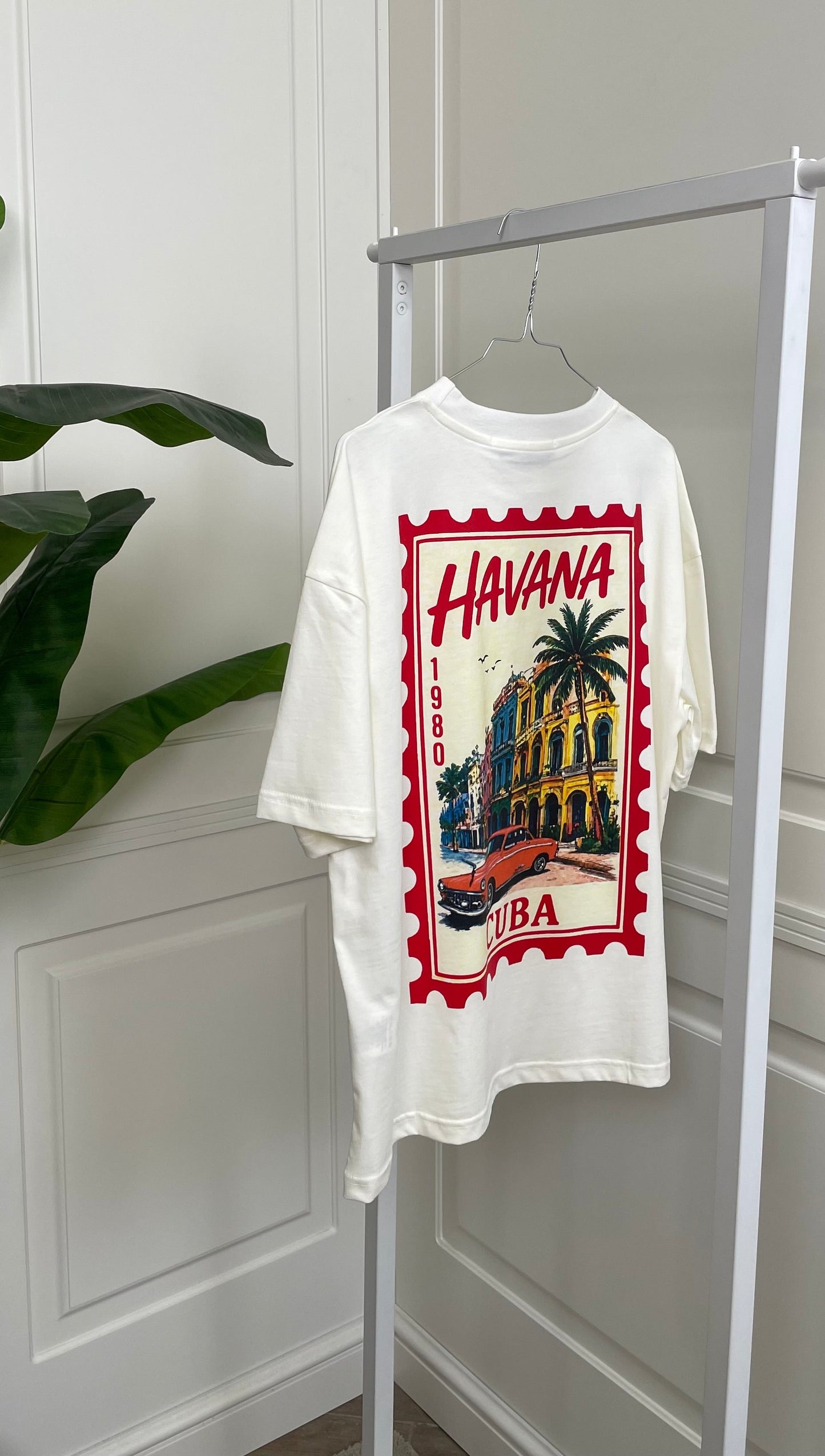 T-shirt mezza manica con stampa HaveOne - TDY-Q233 -
