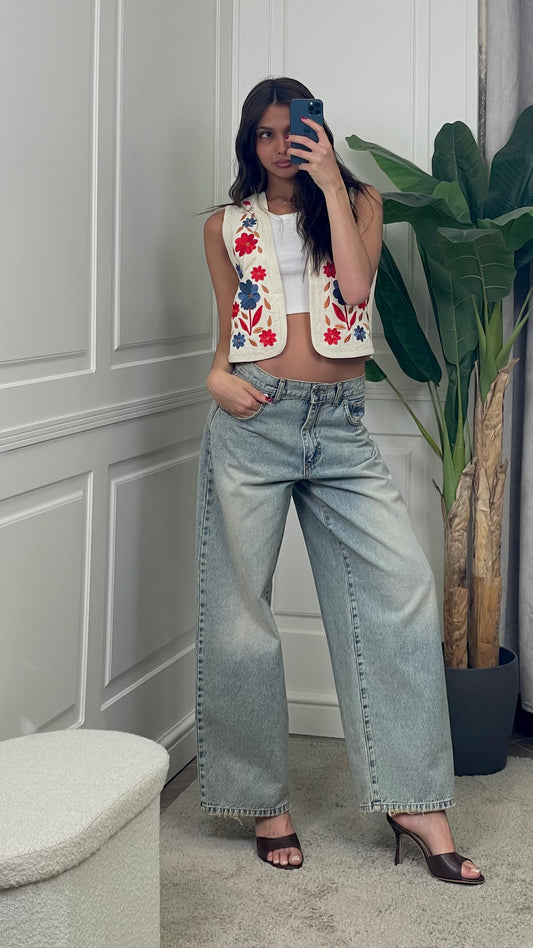 Gilet ricami HaveOne - IJJ-Q029 -