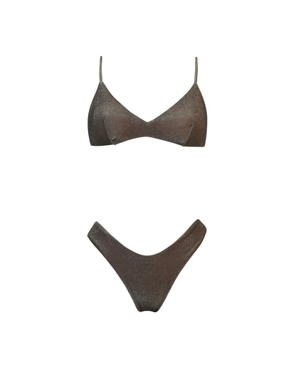 Tina Lurex Marrone Matinée