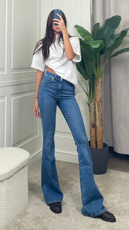 Jeans GISELLE flare blu Vicolo - DAC5063 -