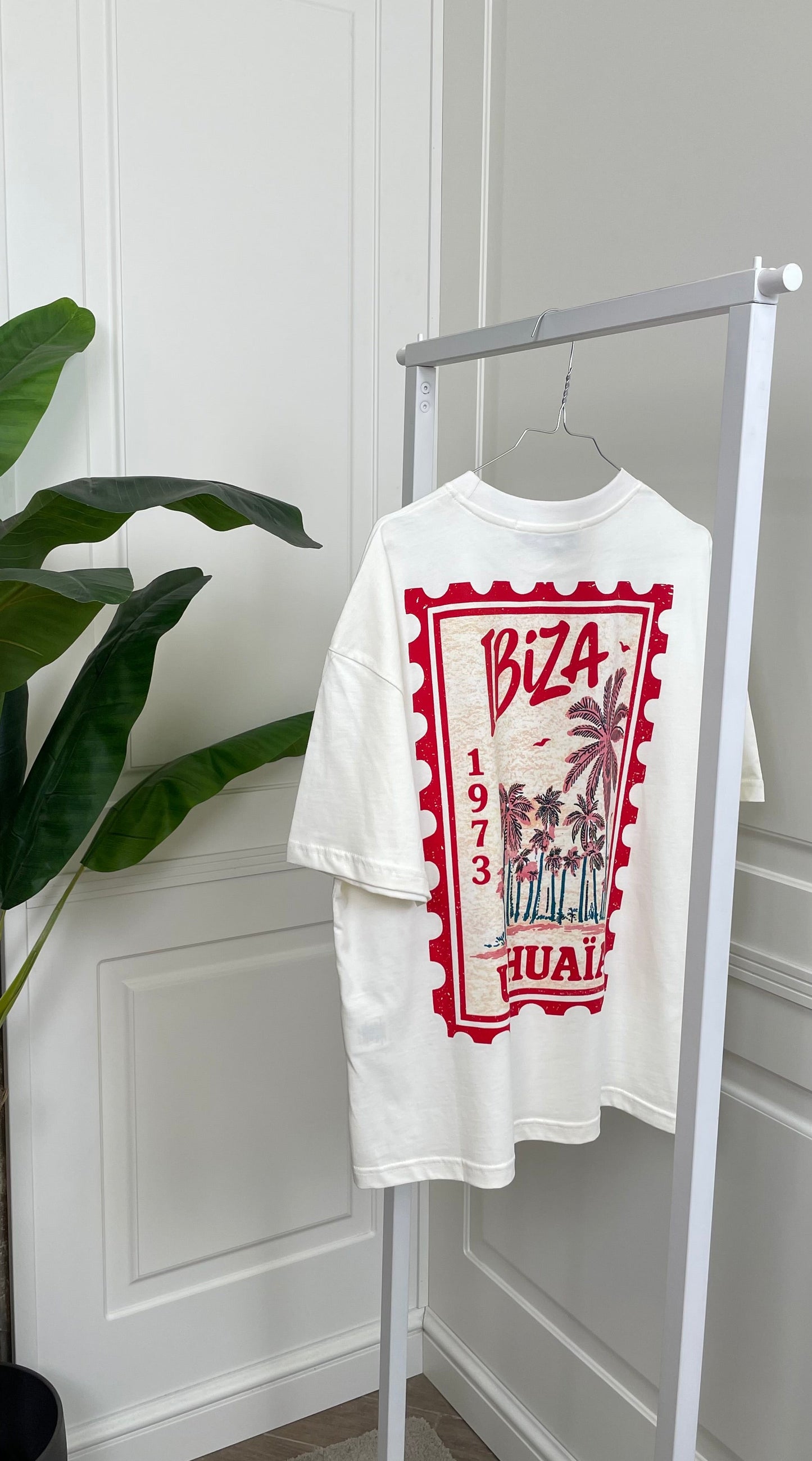 T-shirt mezza manica con stampa HaveOne - TDY-Q233 -