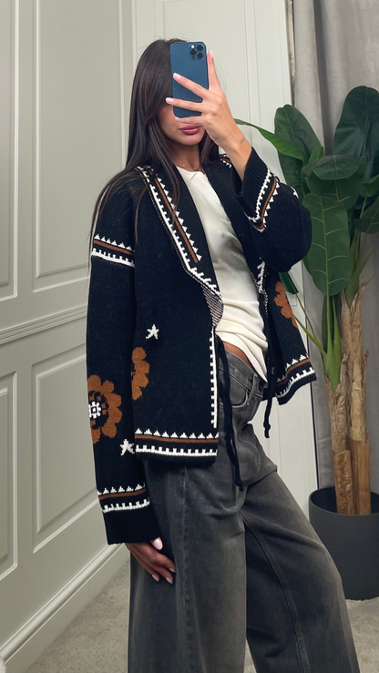 Cardigan fantasia etnica Vicolo - 7AC7141 -