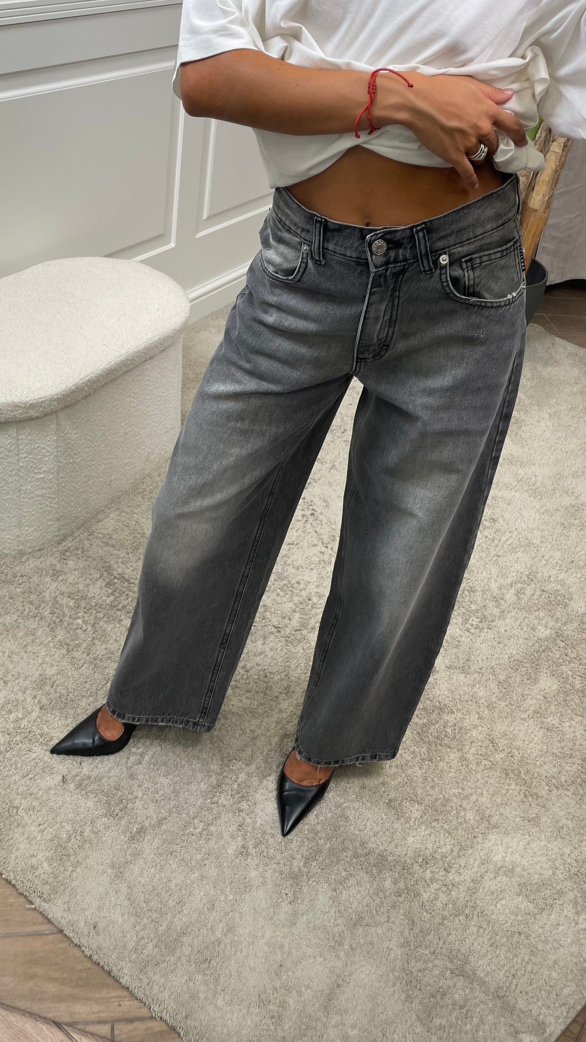 Jeans HaveOne “Bella” grigio -PLS-P284-
