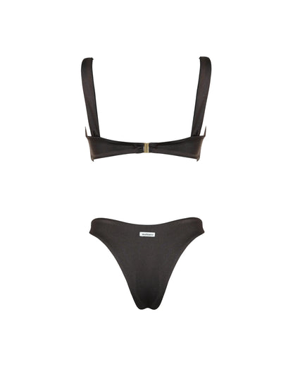Jane lycra lucida seppia