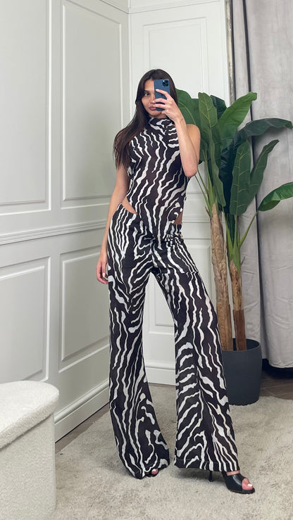 Pantalone a zampa HaveOne - PMA-Q437 -