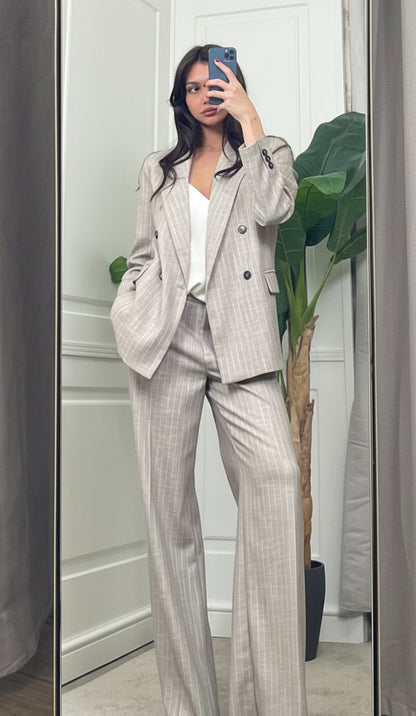 Pantalone Tailleur gessato - TAB1240 -