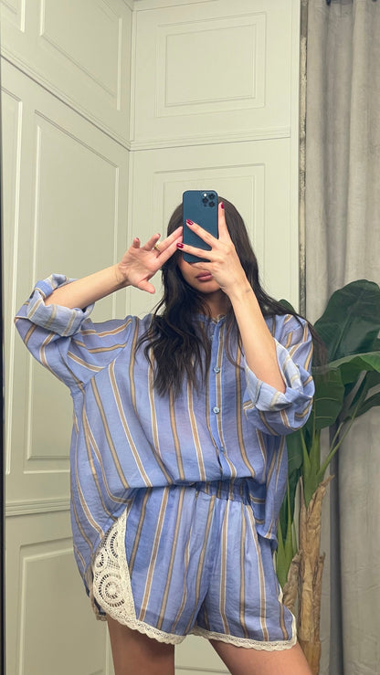 Camicia a righe HaveOne - CVS-Q362 -