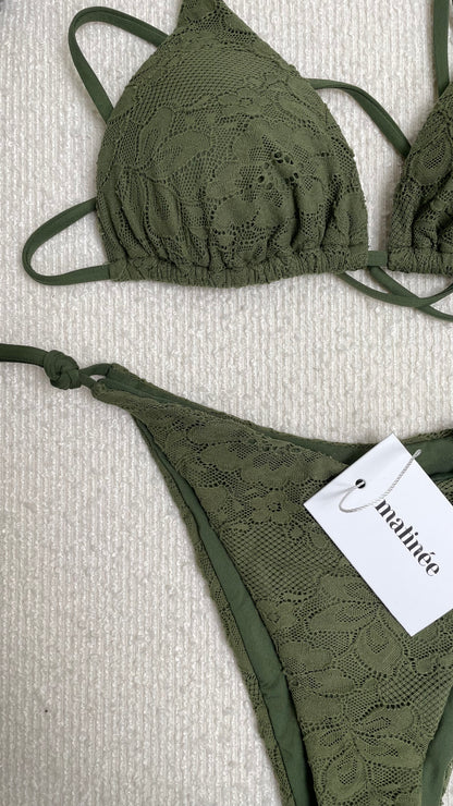 Kate merletto verde Matinée
