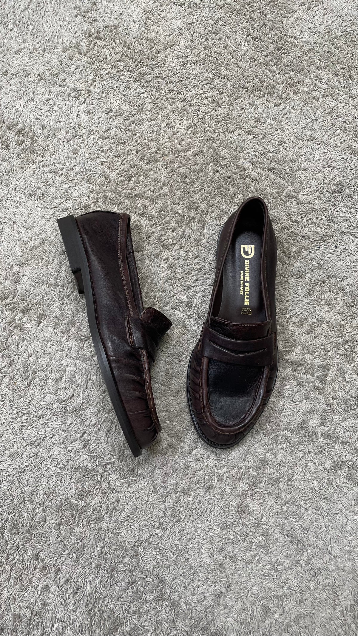 Mocassino in pelle arricciato Divine Follie - CINZIA2541 -