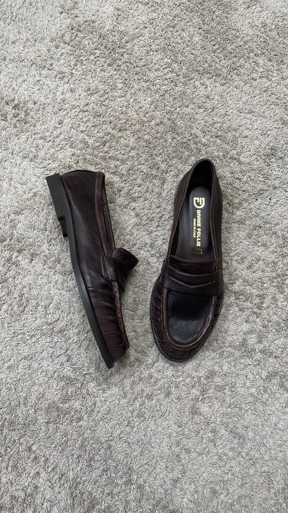 Mocassino in pelle arricciato Divine Follie - CINZIA2541 -