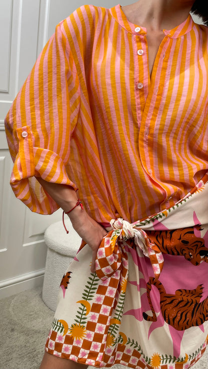 Camicia righe sottili verticali HaveOne - CVS-Q423 -