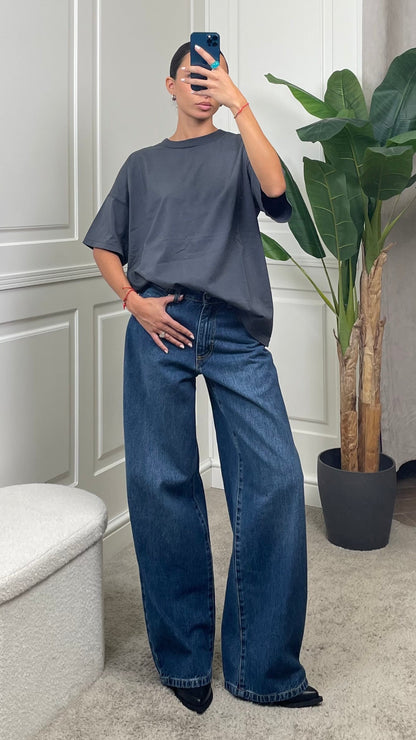 Jeans BELLA denim blu HaveOne - PLS-R097 -