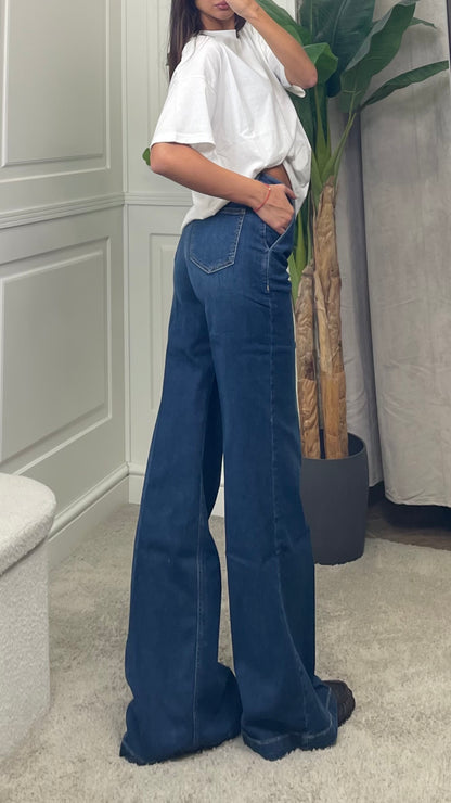 Pantalone ELENA in denim blu Vicolo - DAC5046 -