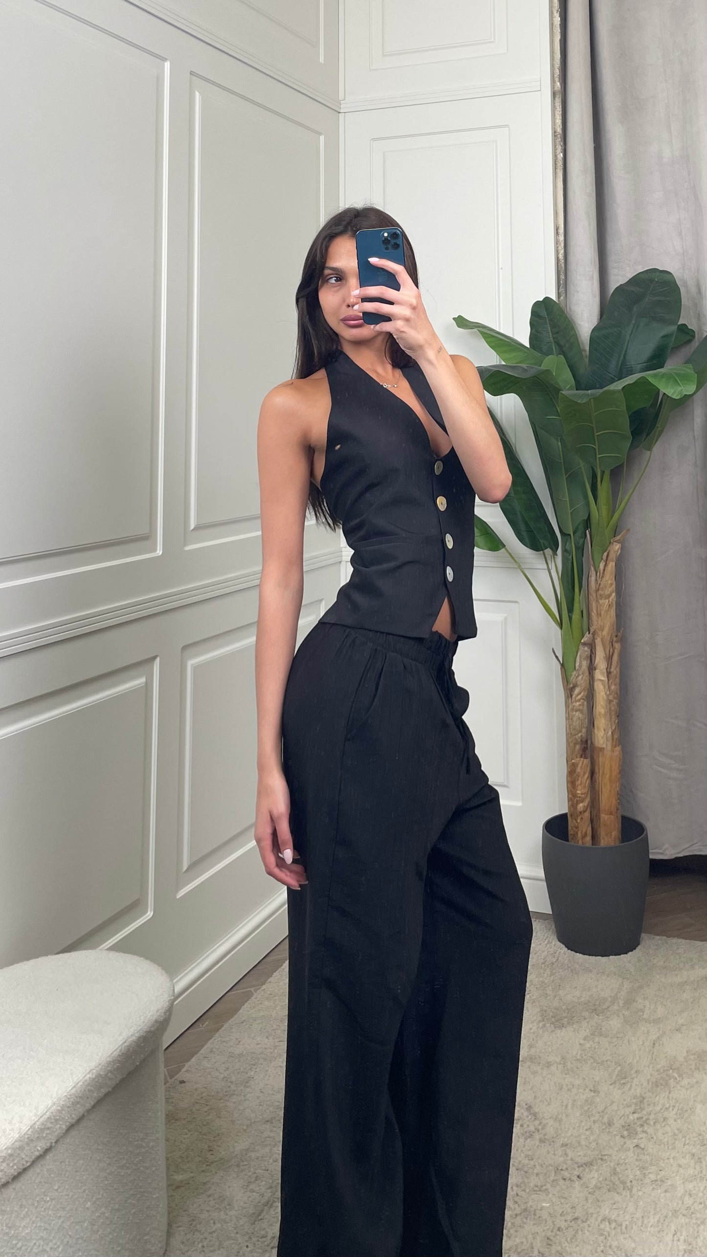 Pantalone gamba larga HaveOne - PIA-Q549 -