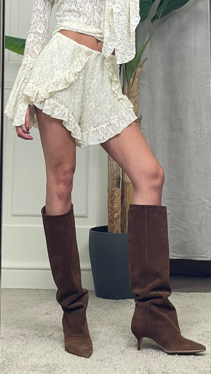 Shorts in pizzo elasticizzato HaveOne - PVS-Q412 -