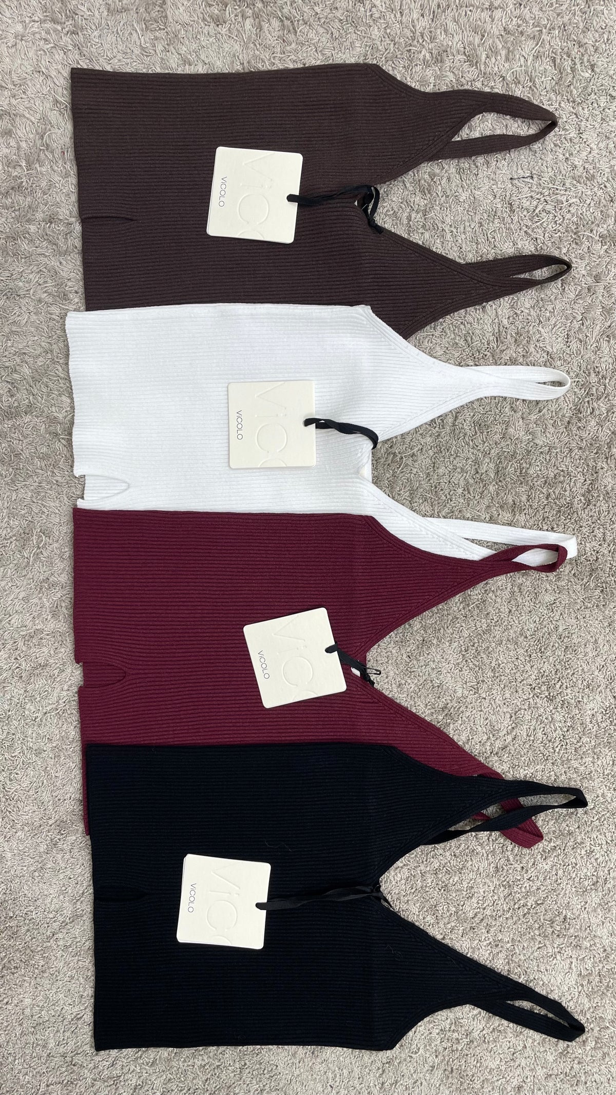 Top a costine cut out Vicolo - 2AB2185 -