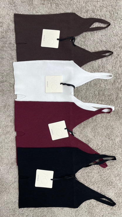 Top a costine cut out Vicolo - 2AB2185 -