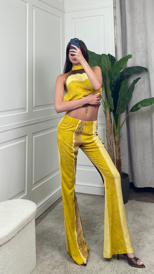 Pantalone a zampa HaveOne - PMA-Q592 -